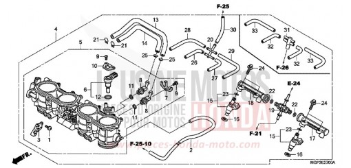 CORPO FARFALLATO CBR1000RRE di 2014